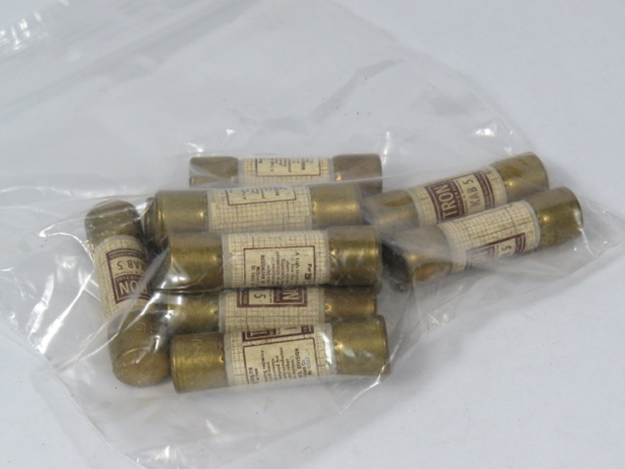 Tron KAB-5 Rectifier Fuse 5A 250V Lot of 10 USED