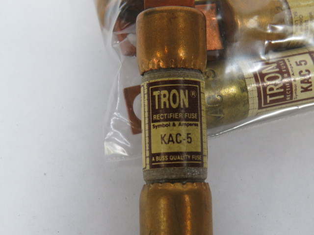 Tron KAC-5 Rectifier Fuse 5A 600V Lot of 10 USED