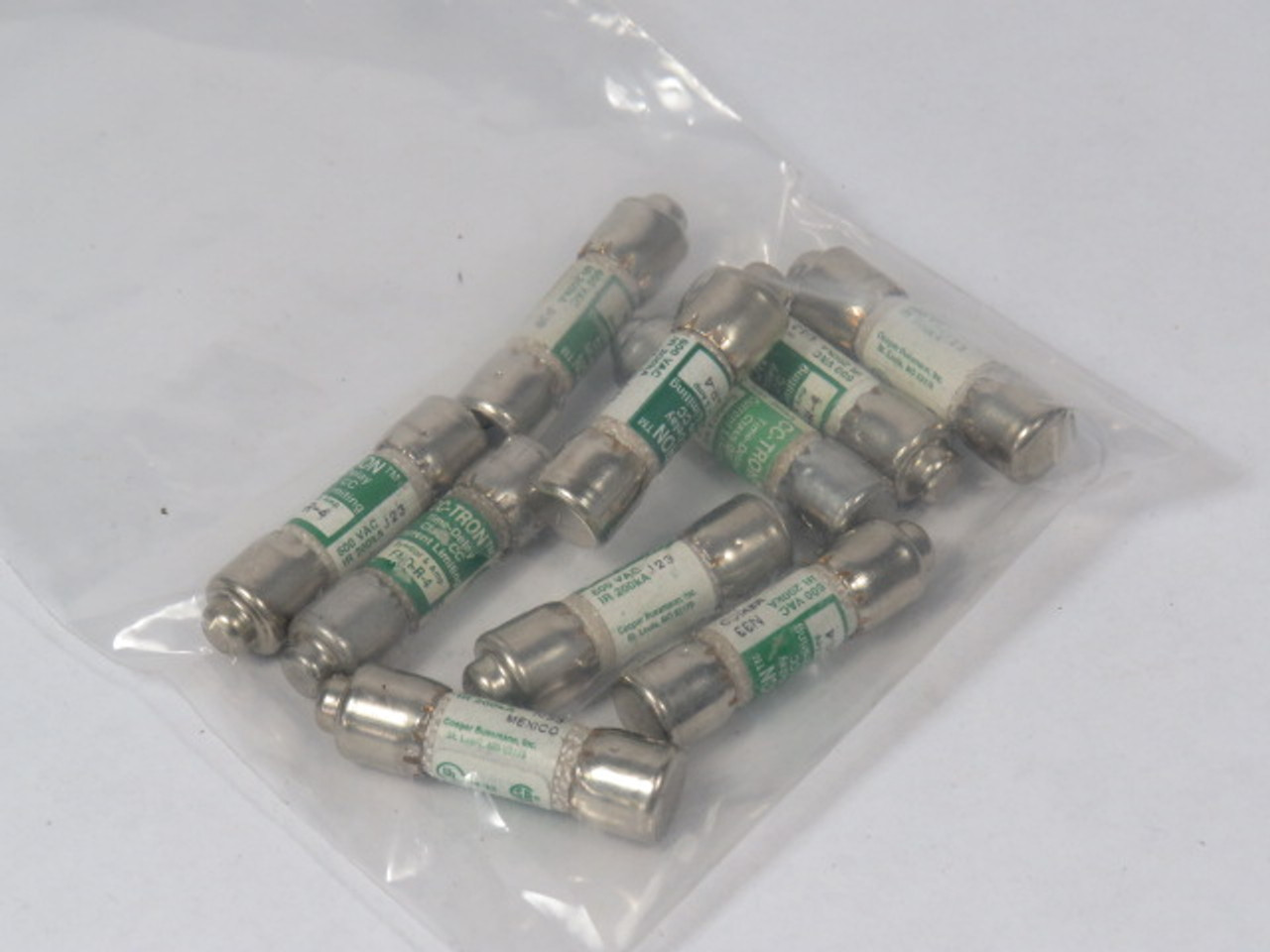 CC-Tron FNQ-R-4 Time Delay Current Limiting Fuse 4A 600V Lot of 10 USED