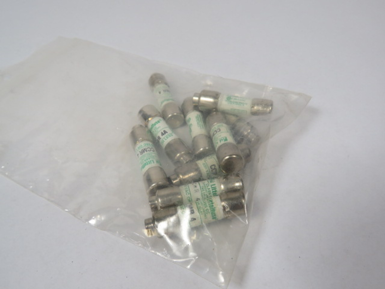 Littelfuse CCMR-4 Current Limiting Time Delay Fuse 4A 600V Lot of 10 USED