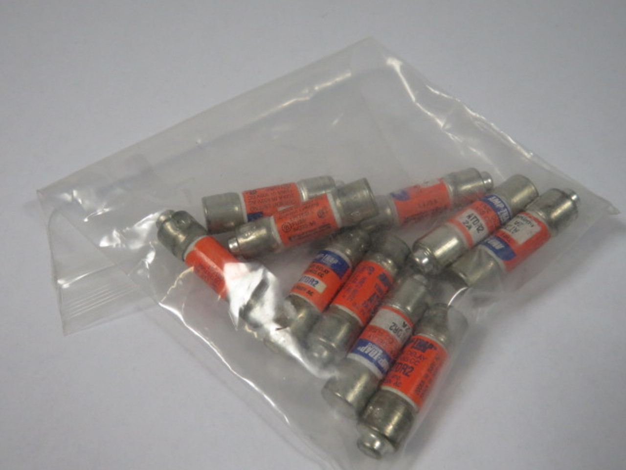 Ferraz Shawmut ATDR2 Time Delay Fuse 2A 600V Lot of 10 USED