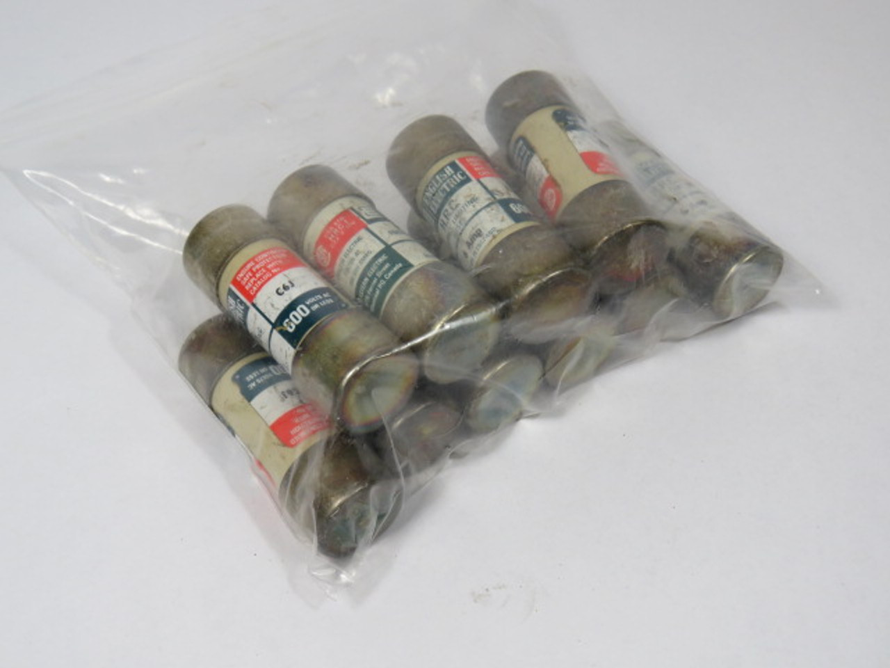 English Electric C6J Energy Limiting Fuse 6A 600V Lot of 10 USED