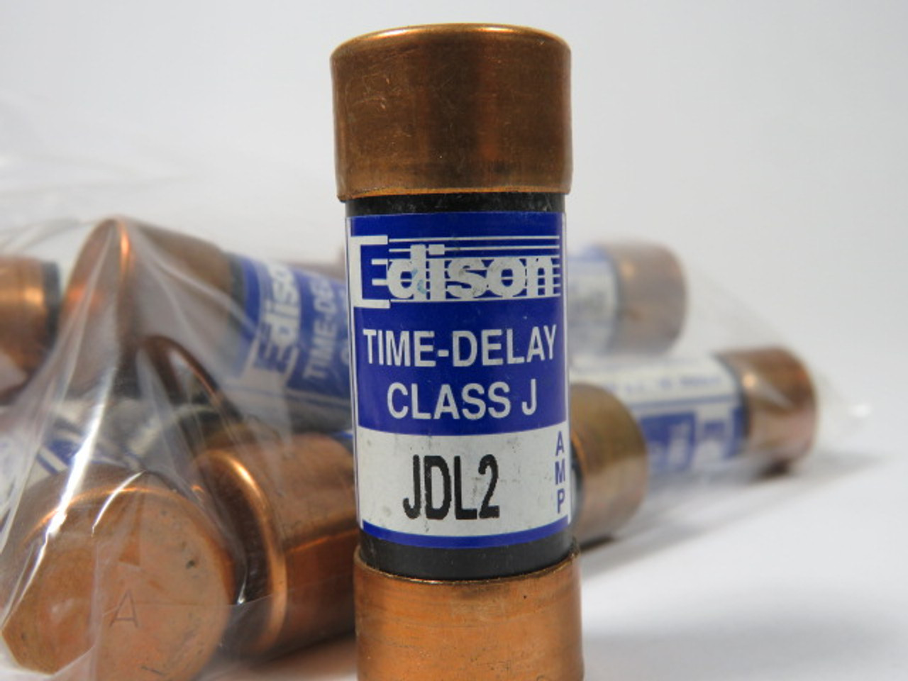 Edison JDL2 Time Delay Fuse 2A 600V Lot of 10 USED