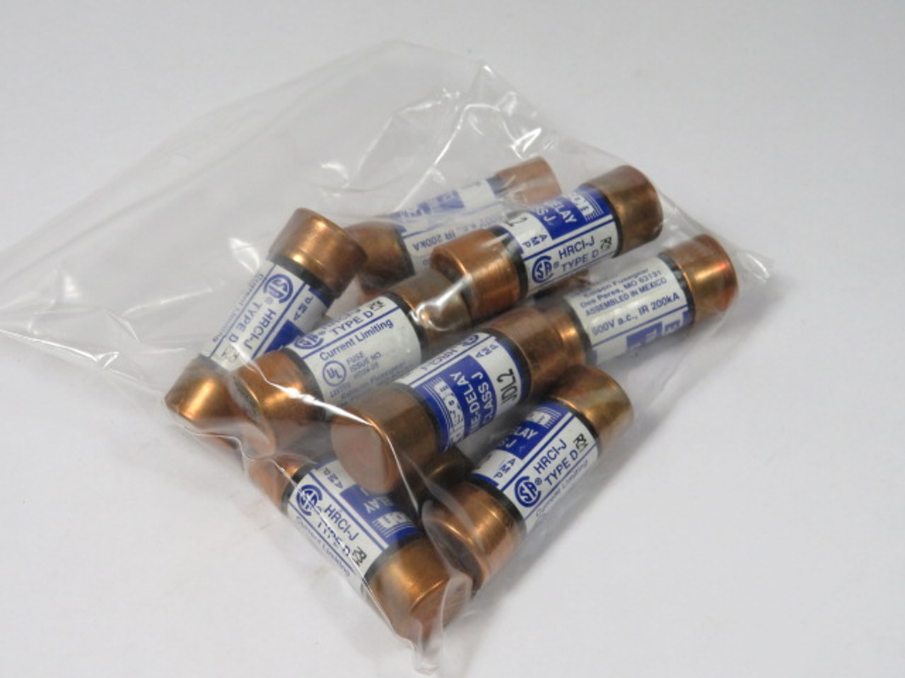 Edison JDL2 Time Delay Fuse 2A 600V Lot of 10 USED