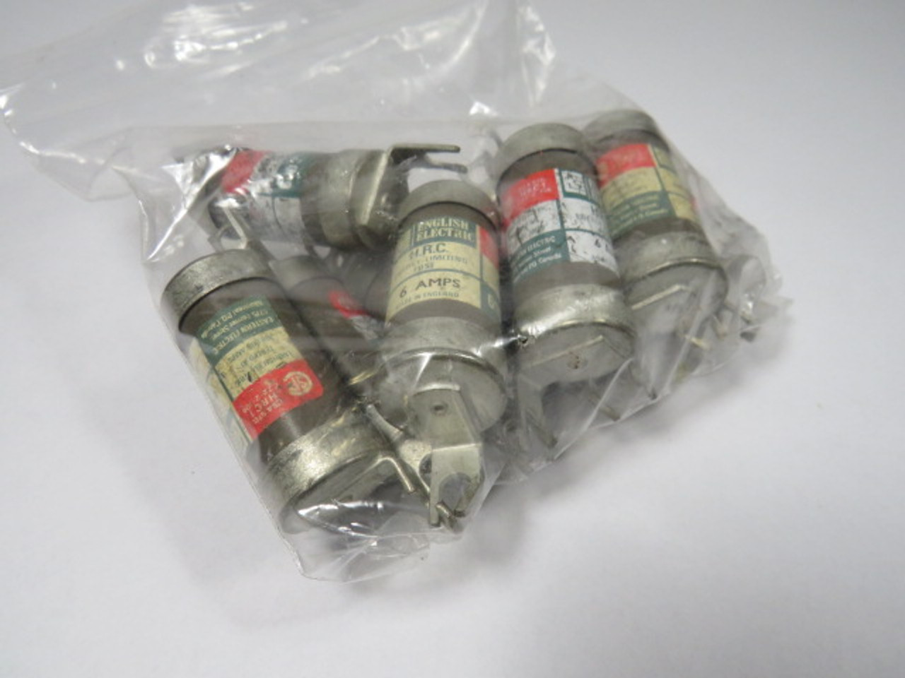 English Electric C6K Energy Limiting Fuse 6A 600V Lot of 10 USED