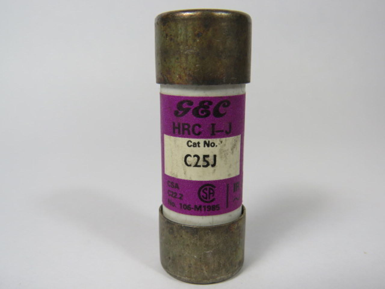 GEC C25J Fuse 25A 600V USED