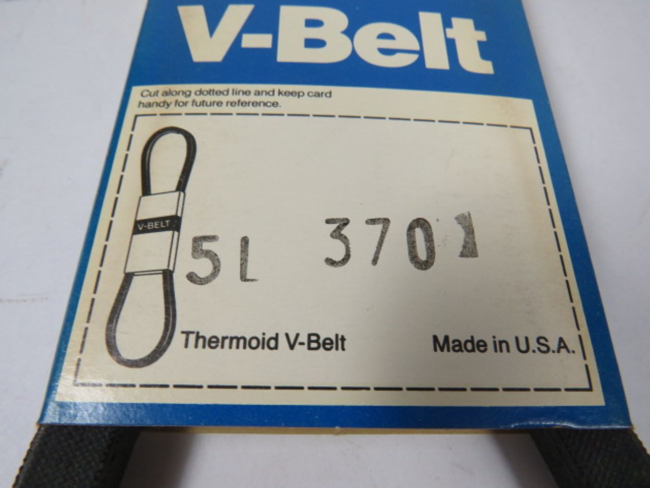 Thermoid 5L370 V-Belt 37" Long 21/32" Wide 3/8" Pitch ! NEW !