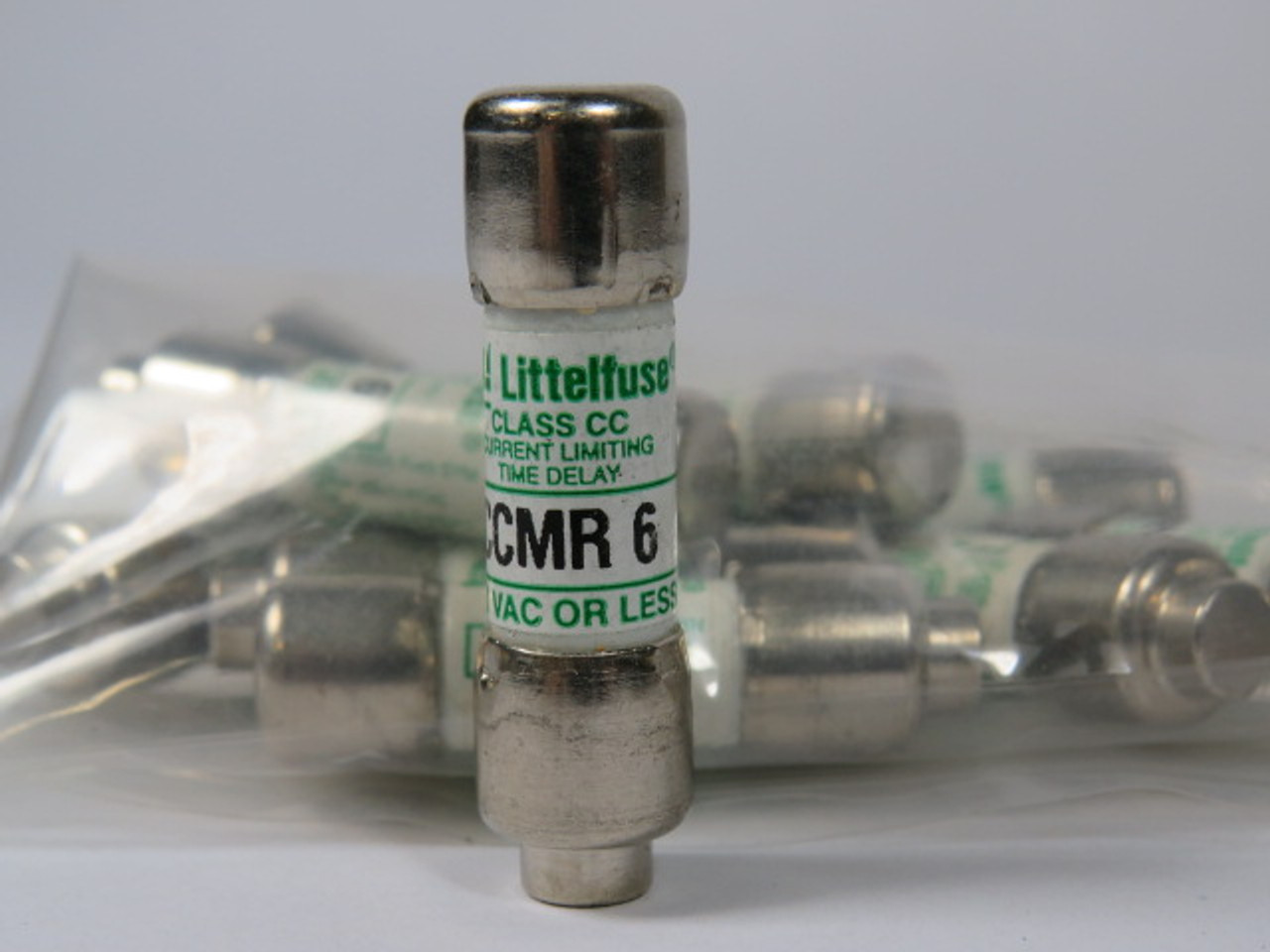 Littelfuse CCMR-6 Current Limiting Time Delay Fuse 6A 600V Lot of 10 USED