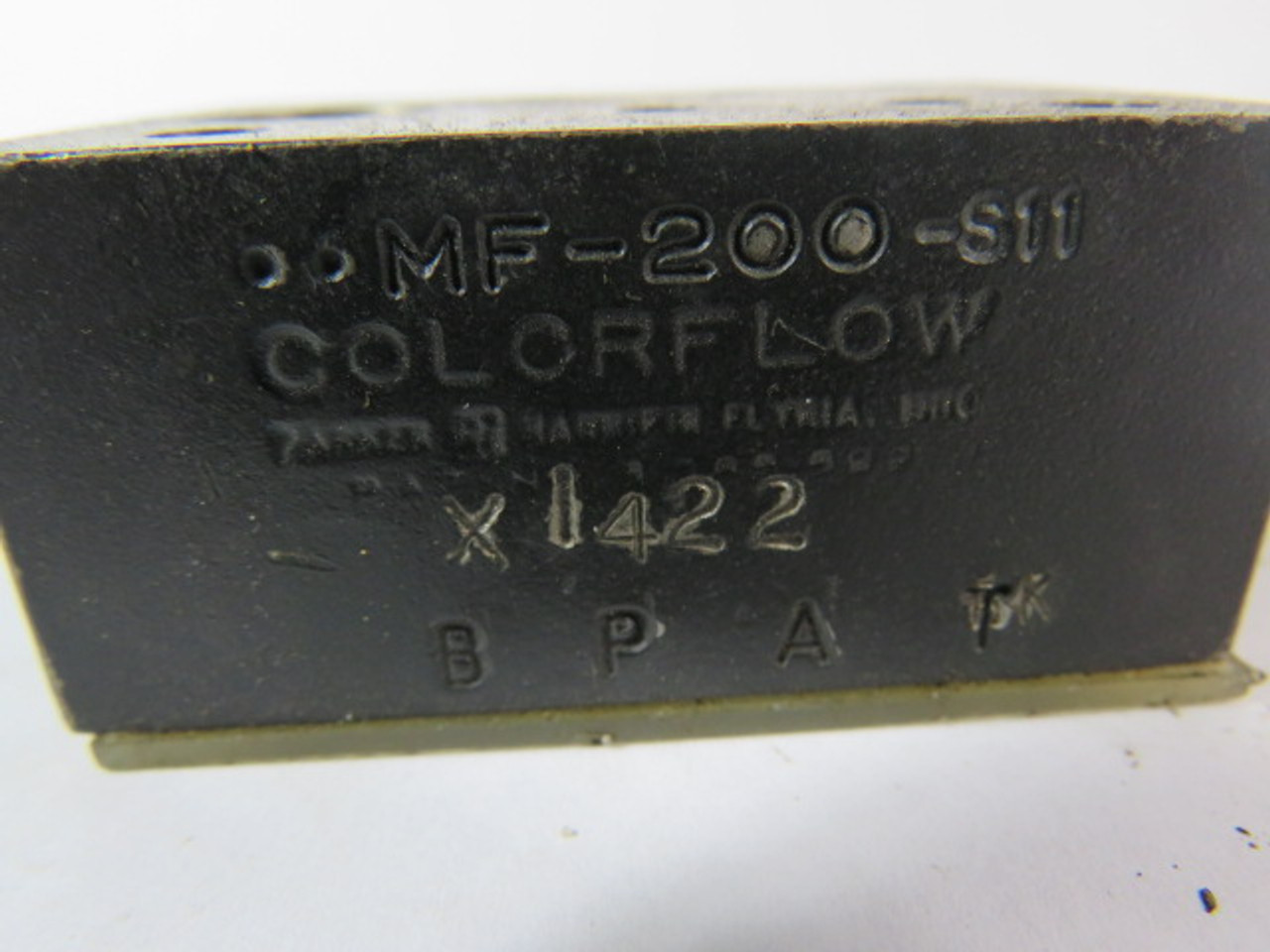 Parker MF-200-S11 ColorFlow Calibrated Flow Control Valve USED