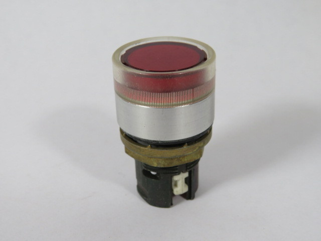 Allen-Bradley 800EM-LF4 Red Flush Push Button Operator Only USED