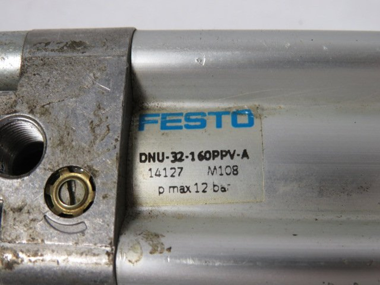 Festo DNU-32-160-PPV-A Pneumatic Cylinder 12 Bar USED