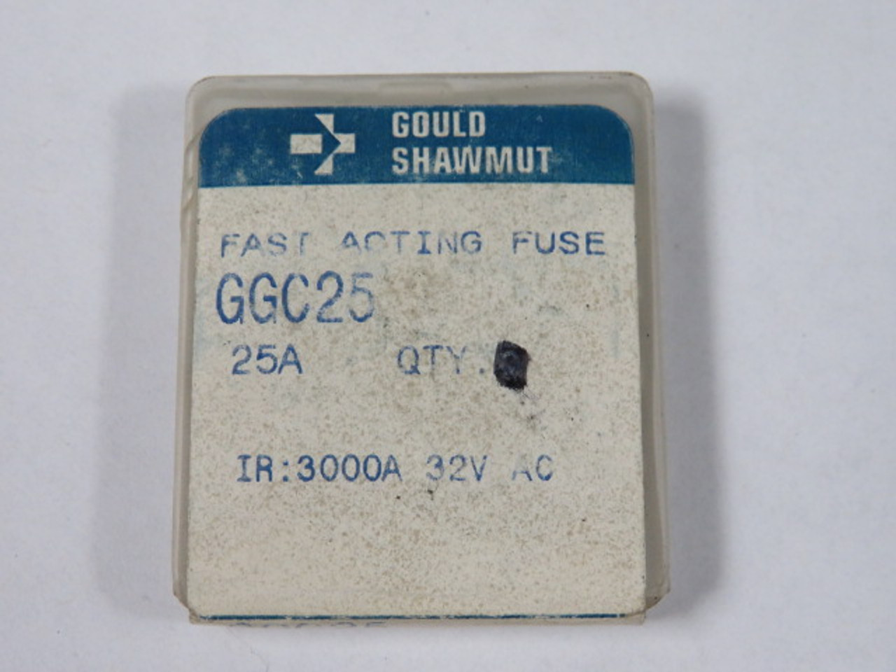 Gould Shawmut GGC25 Fast Acting Fuse 25A 32V Lot of 5 ! NEW !