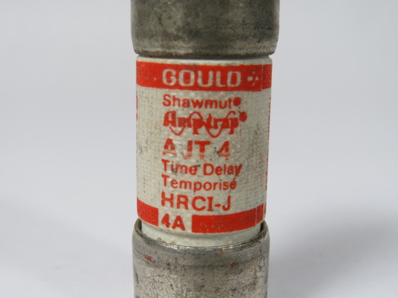 Gould Shawmut AJT4 Time Delay Fuse 4A 600V USED