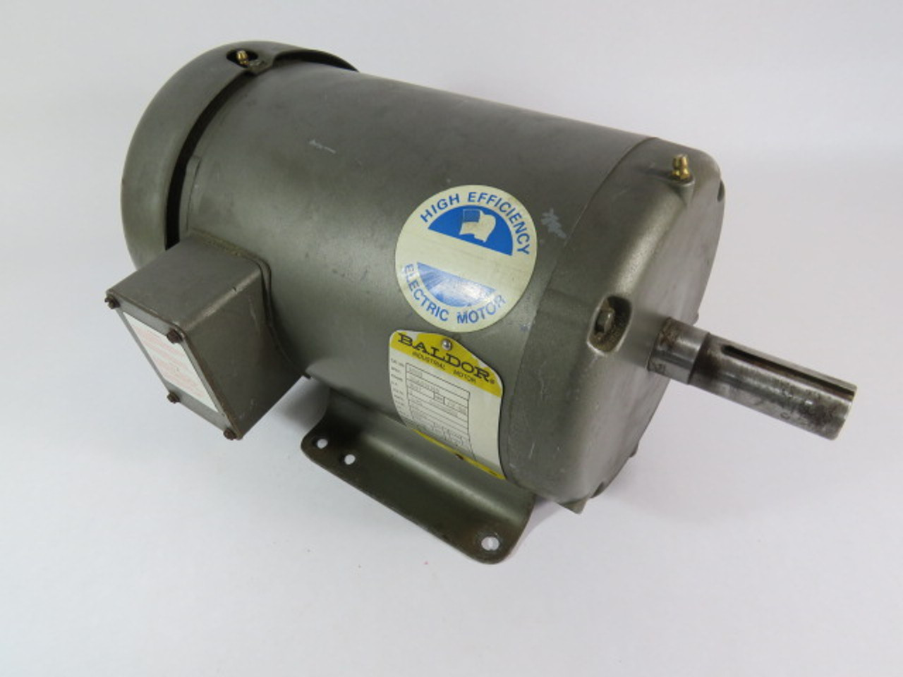 Baldor 3HP 3450RPM 575V 184T TEFC 3Ph 3.2A 60Hz USED