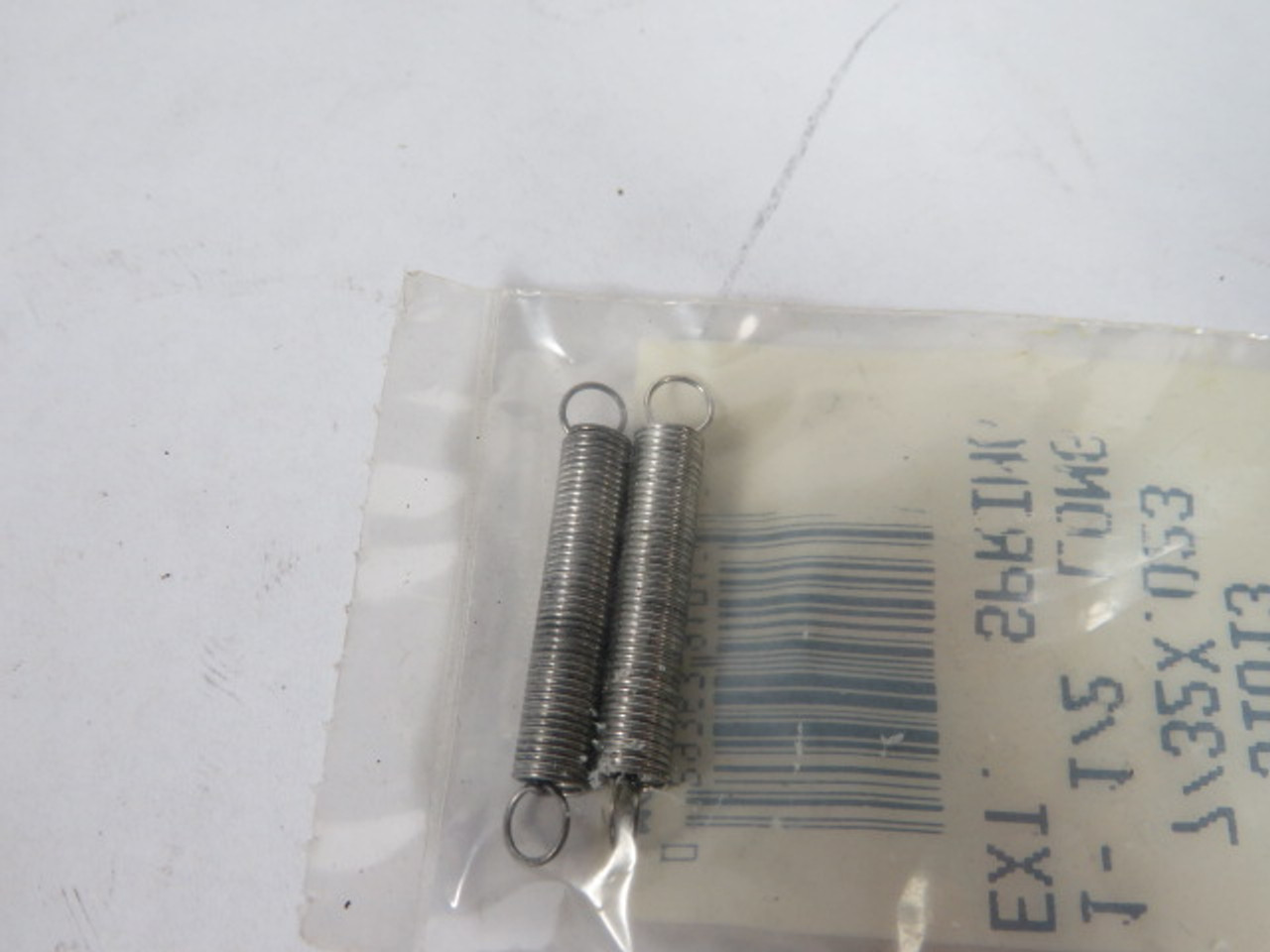 Curtis 91013 Extension Spring 1-1/2" L 7/32" OD .023" WD 2-Pk ! NWB !