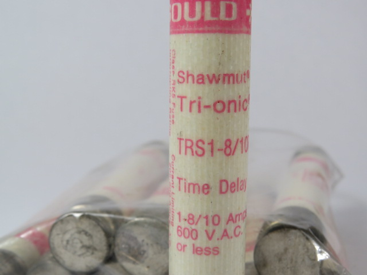 Gould Shawmut TRS1-8/10R Time Delay Fuse 1-8/10A 600V Lot of 10 USED