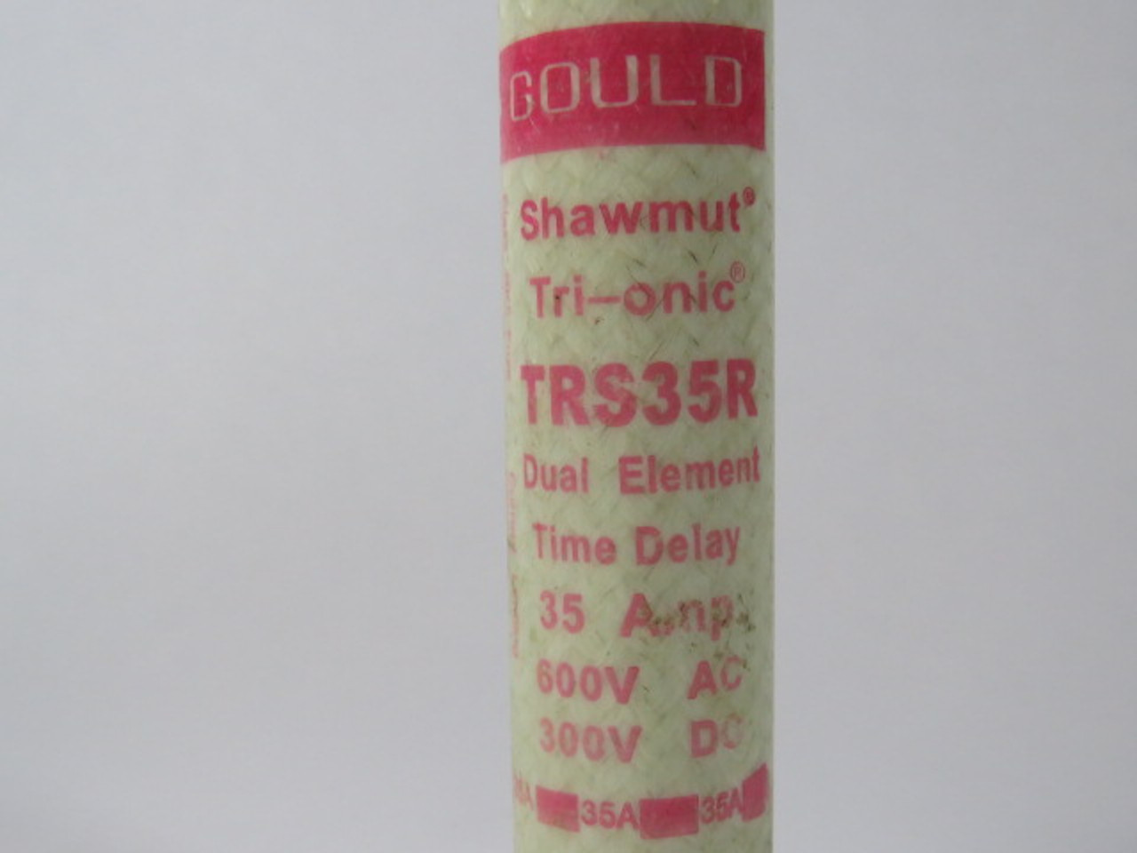 Gould Shawmut TRS35R Time Delay Fuse 35A 600V USED