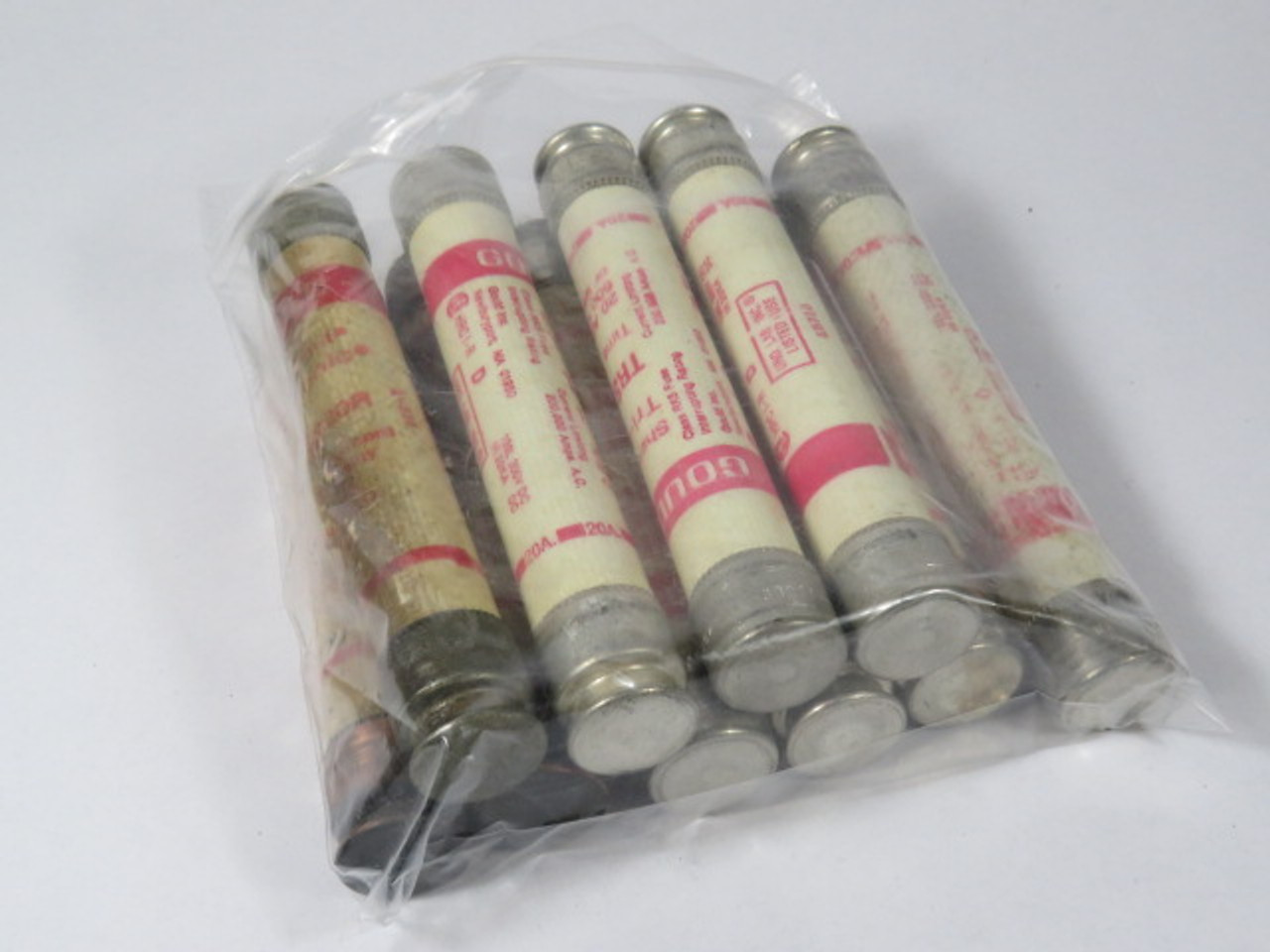 Gould Shawmut TRS20R Time Delay Fuse 20A 600V Lot of 10 USED