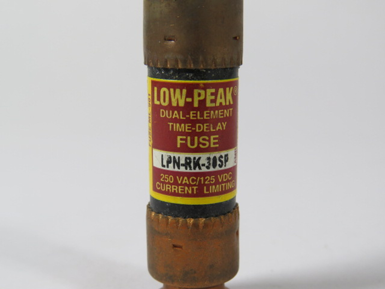 Low-Peak LPN-RK-30SP Dual Element Time Delay Fuse 30A 250V USED