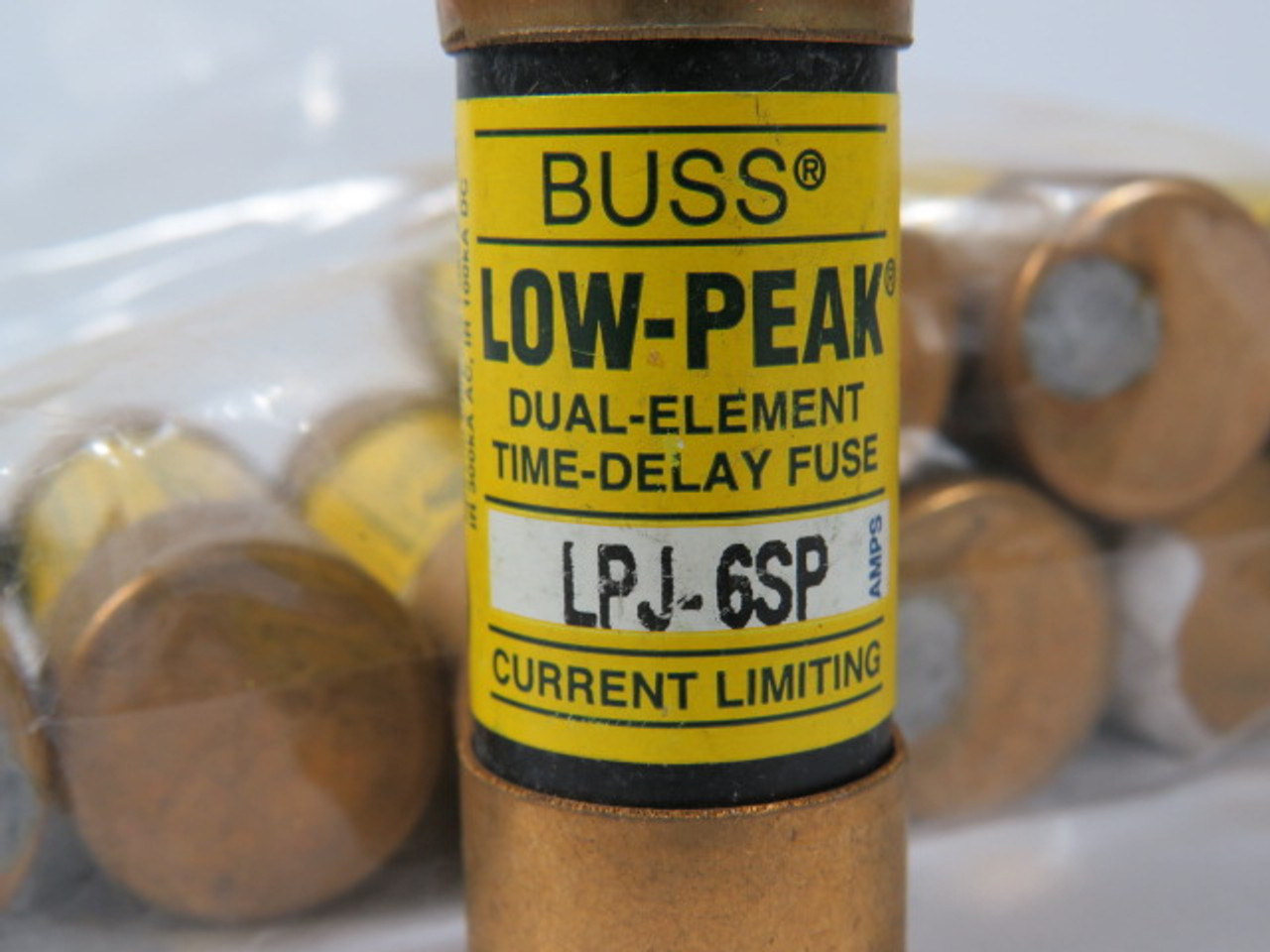 Bussmann LPJ-6SP Dual Element Time Delay Fuse 6A 600V Lot of 10 USED