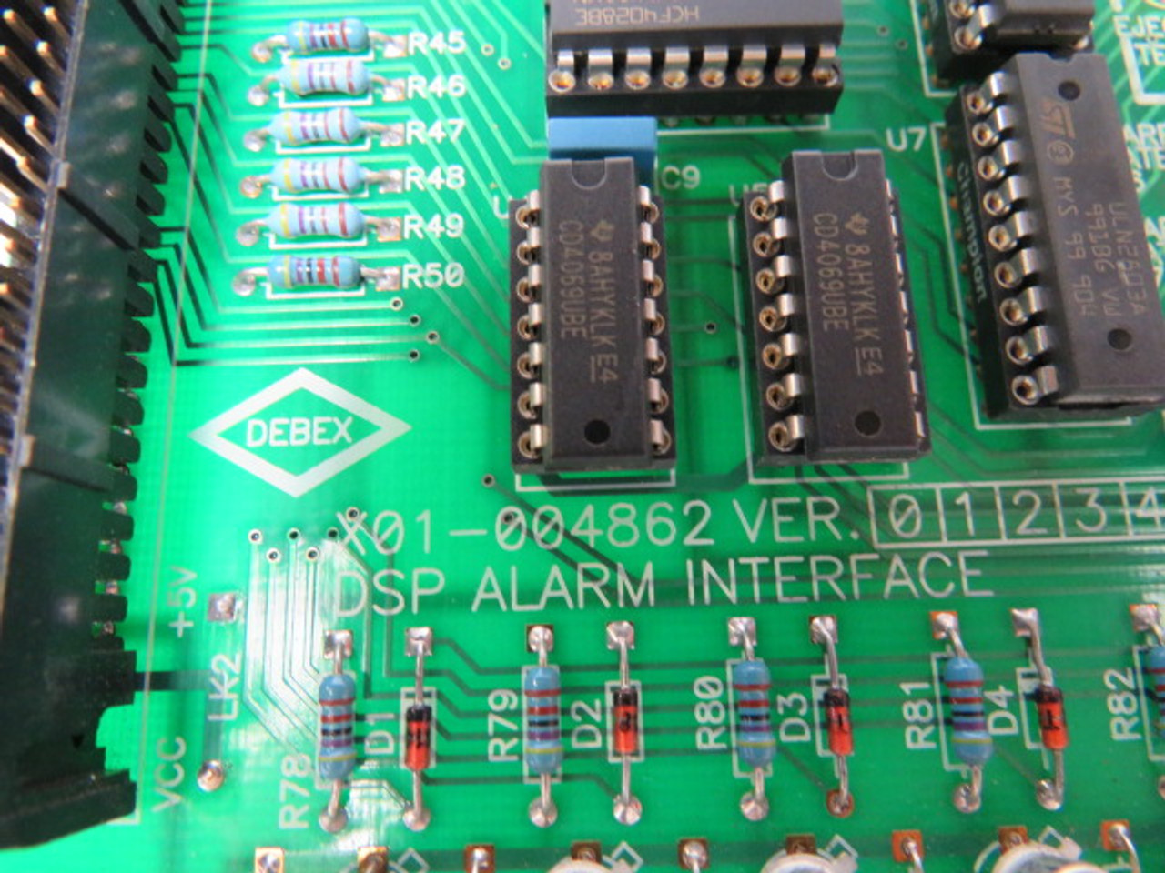 Debex X01-004862 DSP Alarm Interface Circuit Board USED