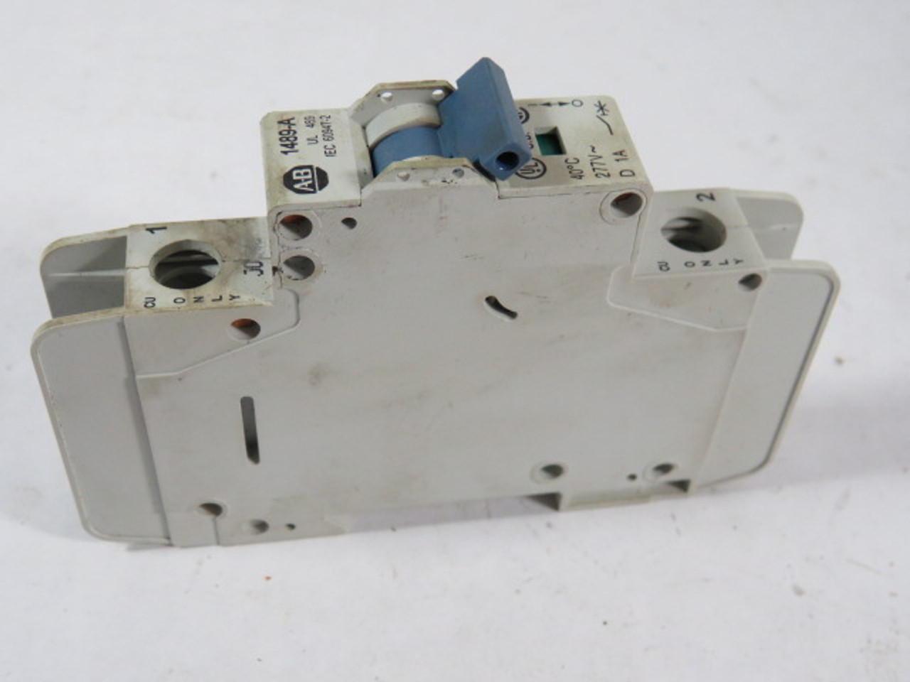 Allen-Bradley 1489-A1D010 Industrial Circuit Breaker 1A 277VAC 1 P USED