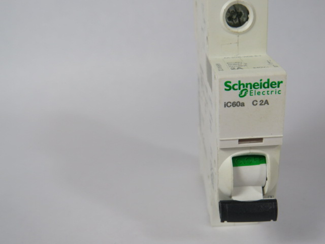 Schneider A9F64102 iC60H Circuit Breaker 2A 230/400VAC 1Pole 50/60Hz USED