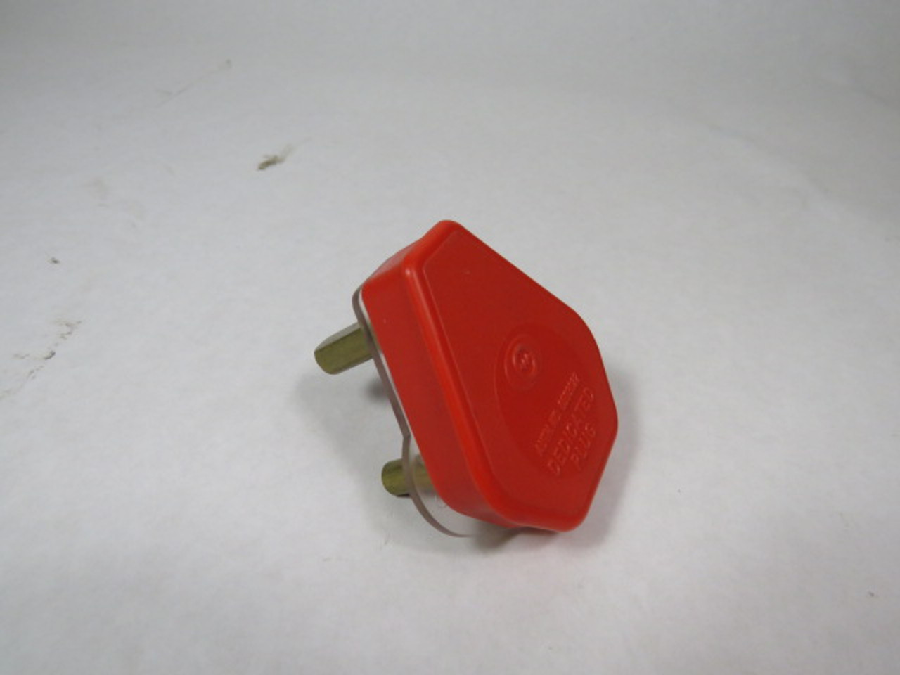 Crabtree 1054RDP Red Dedicated Plug Top 16A 250V 3W 2P USED