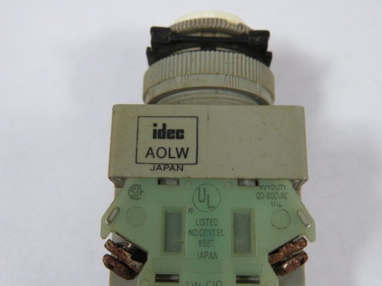 IDEC AOLW29920-D Push Button 2NO No Lens USED