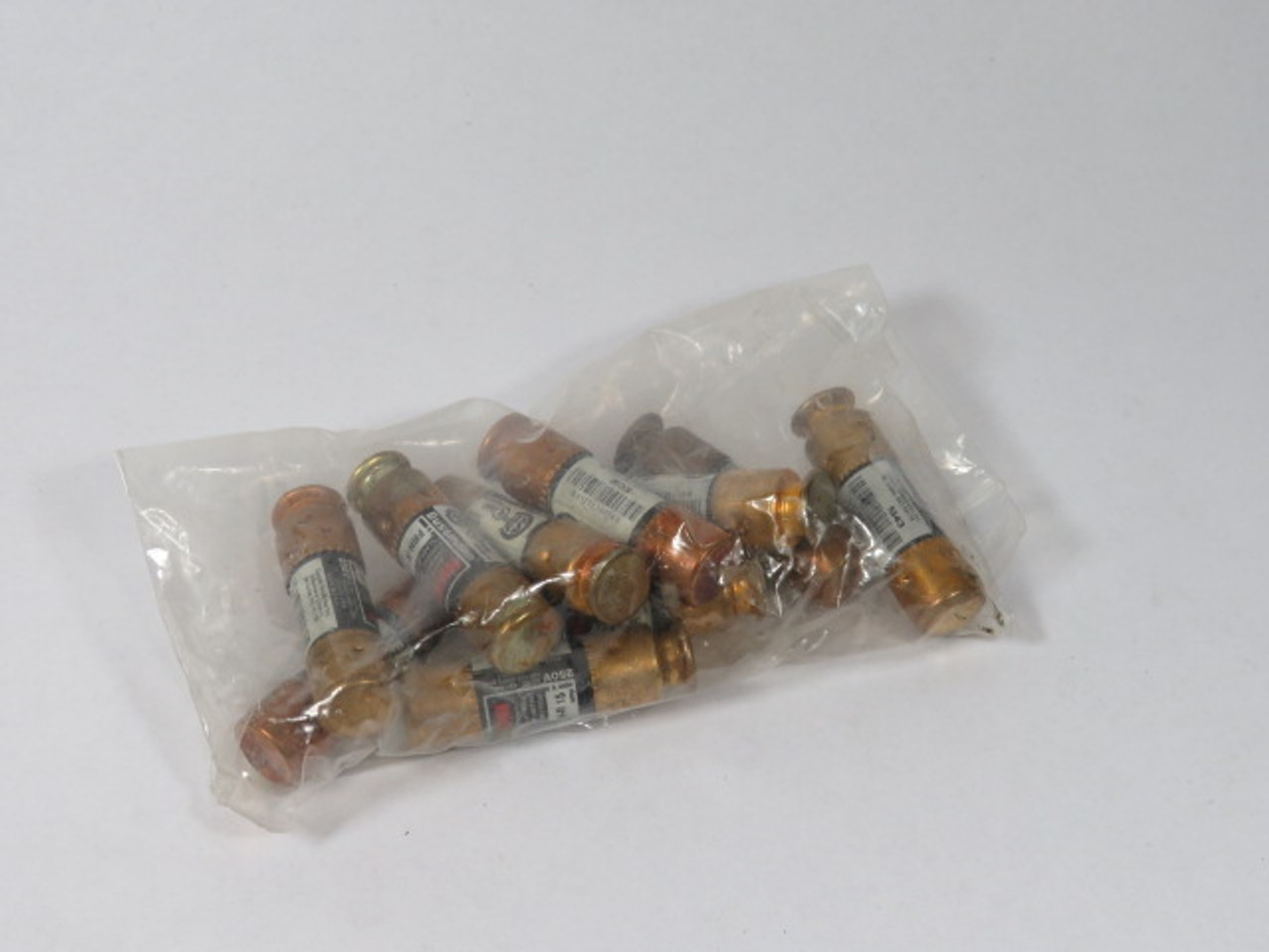 Fusetron FRN-R-15 Dual Element Time Delay Fuse 15A 250V Lot of 10 USED