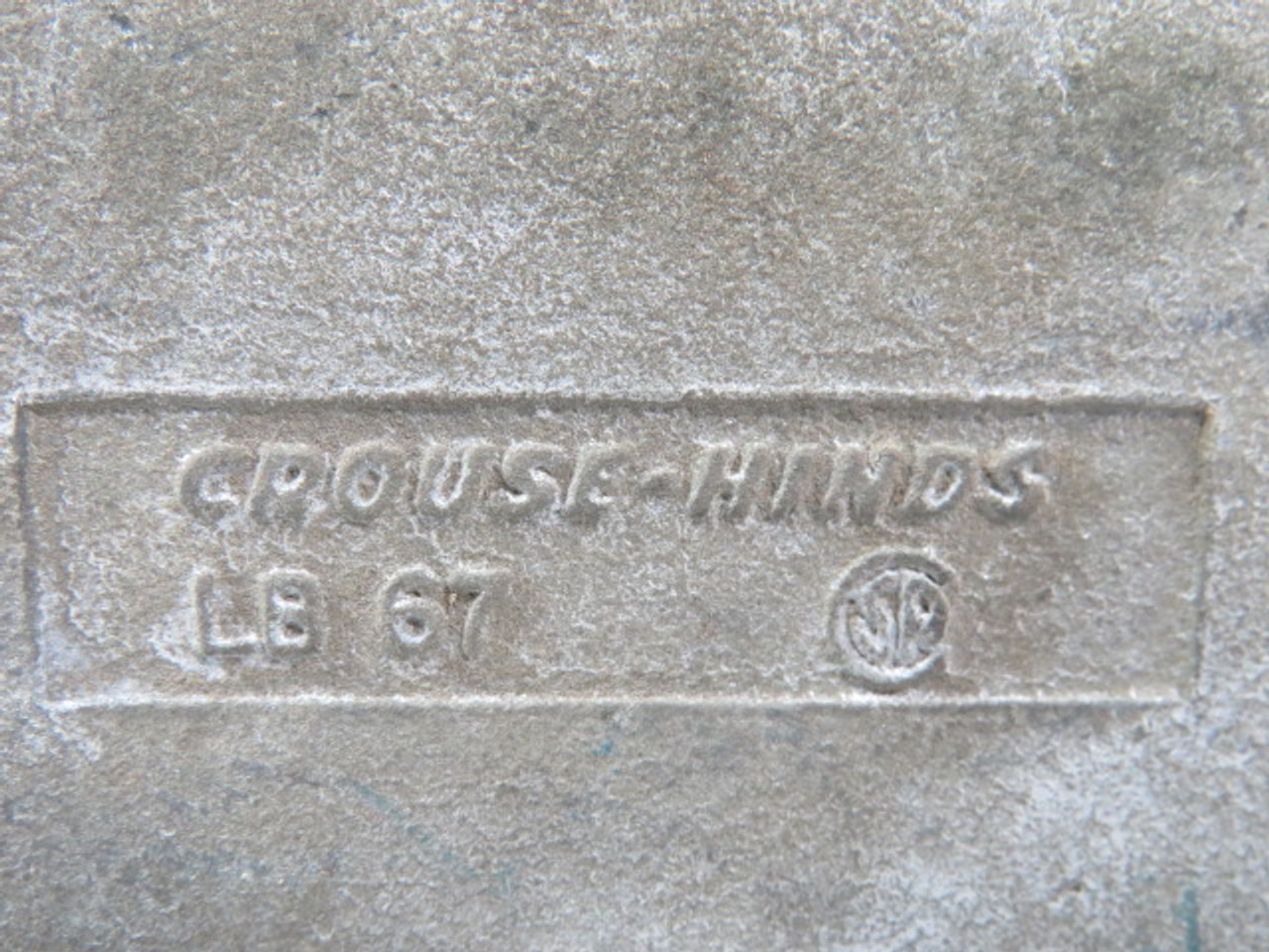 Crouse-Hinds LB67 Conduit Body w/ Cover 2" USED