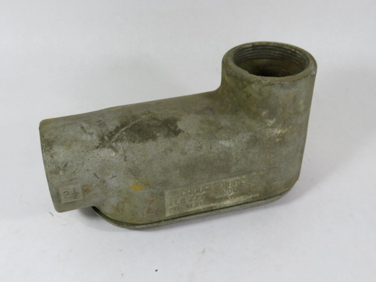 Crouse-Hinds LB777 Conduit Body 2-1/2" USED