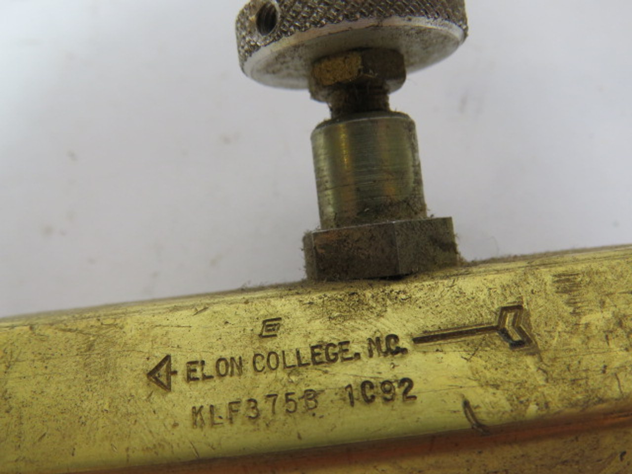 ECI KLF375B Brass Piston Check Valve 3/8" NPT USED