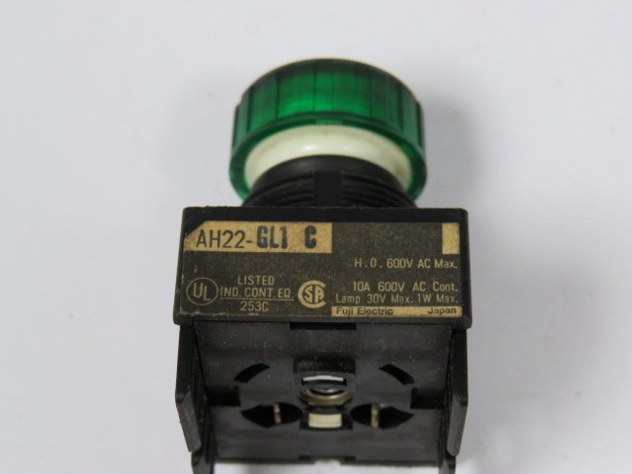 Fuji Electric AH22-GL1-C Green Push Button No Guard USED
