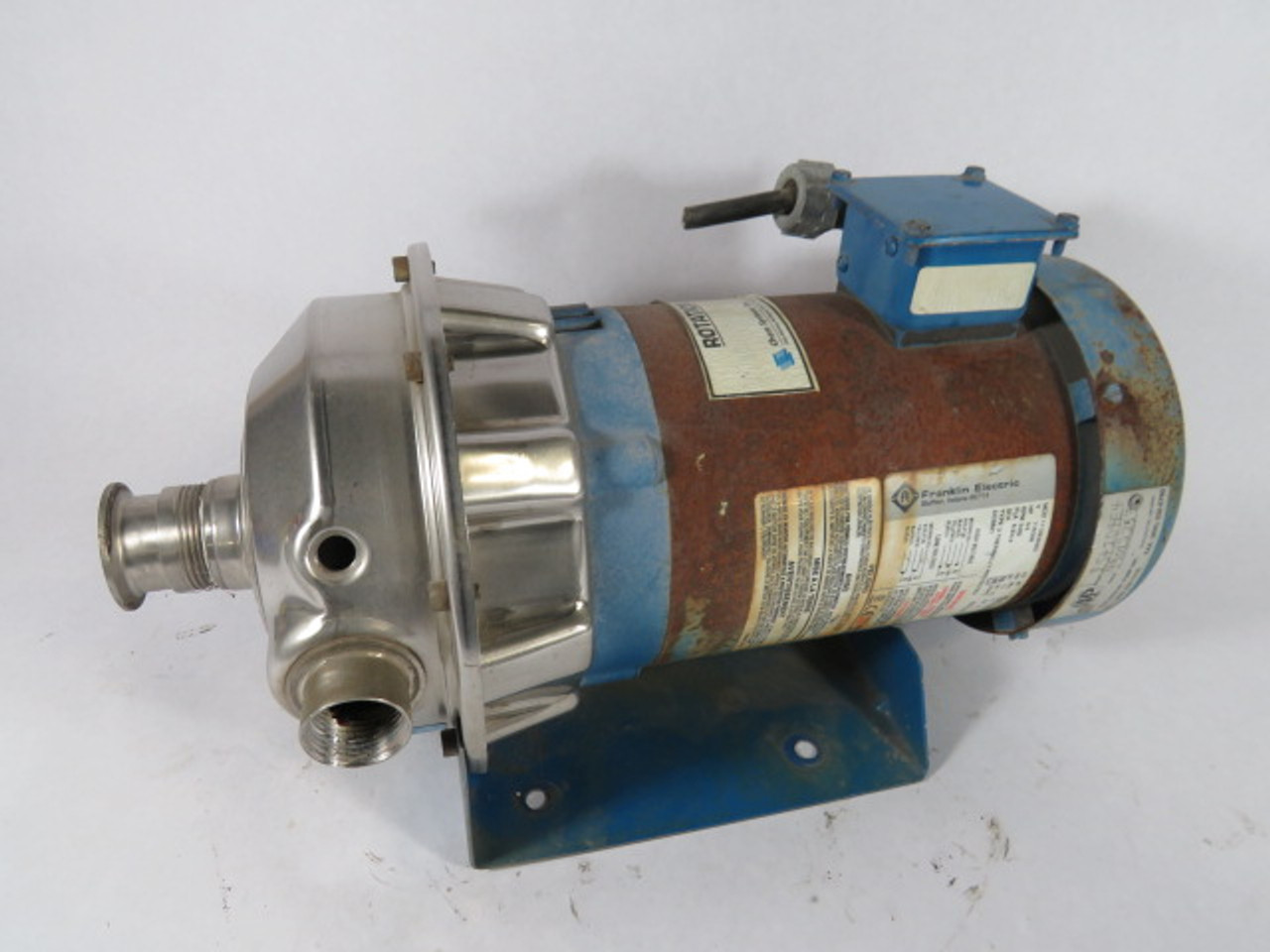 Goulds Pumps 1ST1D4E4 C/W Franklin Electric Motor 3/4HP 3450RPM 115/230V USED