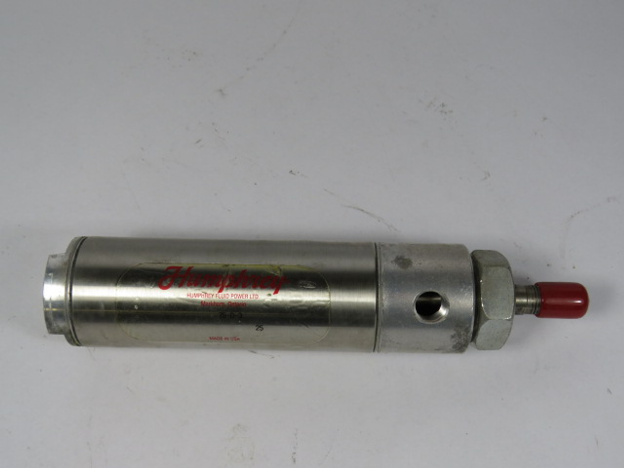 Humphrey 75-D-3 Pneumatic Cylinder 1-3/4" Bore 3" Stroke USED