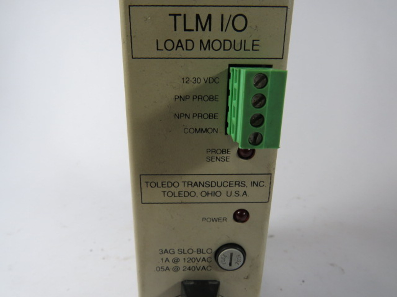 Toledo TLM-4 I/O LOAD Module 12-30VDC 120-240VAC 0.5-1A USED