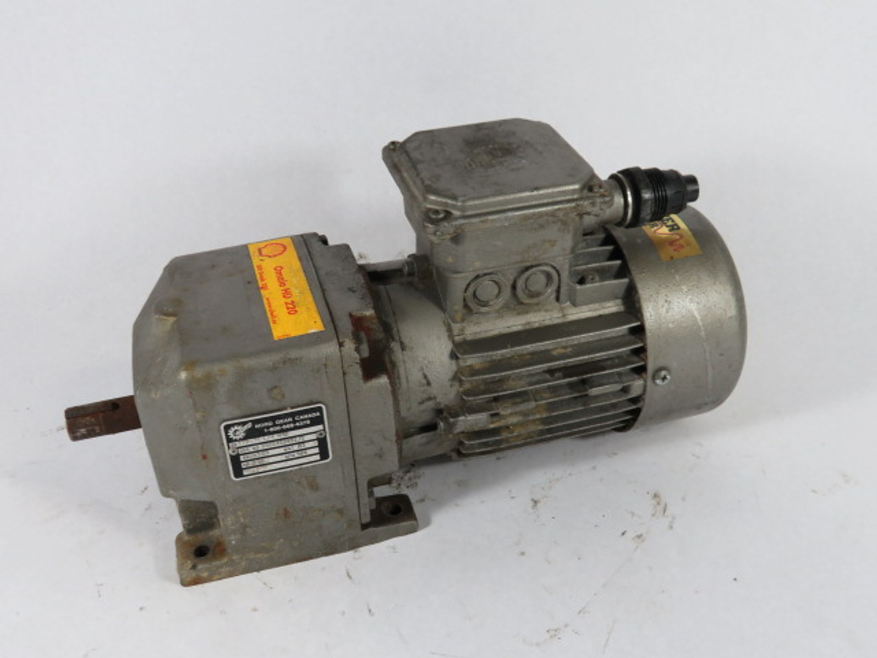 Nord Gear 1/2HP 565RPM 230/460V 71L TEFC C/W Gear Reducer 3.03:1 Ratio USED