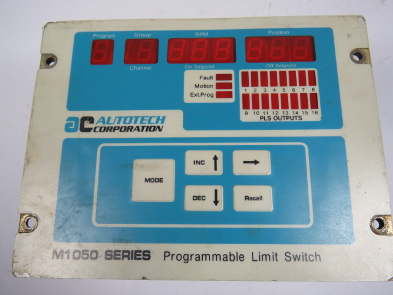 Autotech SAC-M1051-6BS1M M1050 Programmable Limit Switch NO COVER USED