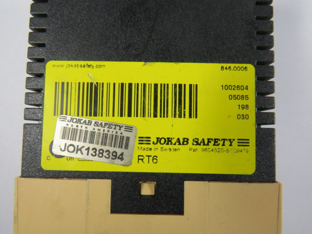 Jokab Safety RT6-115VAC Safety Relay 115VAC 3NO 1NC USED