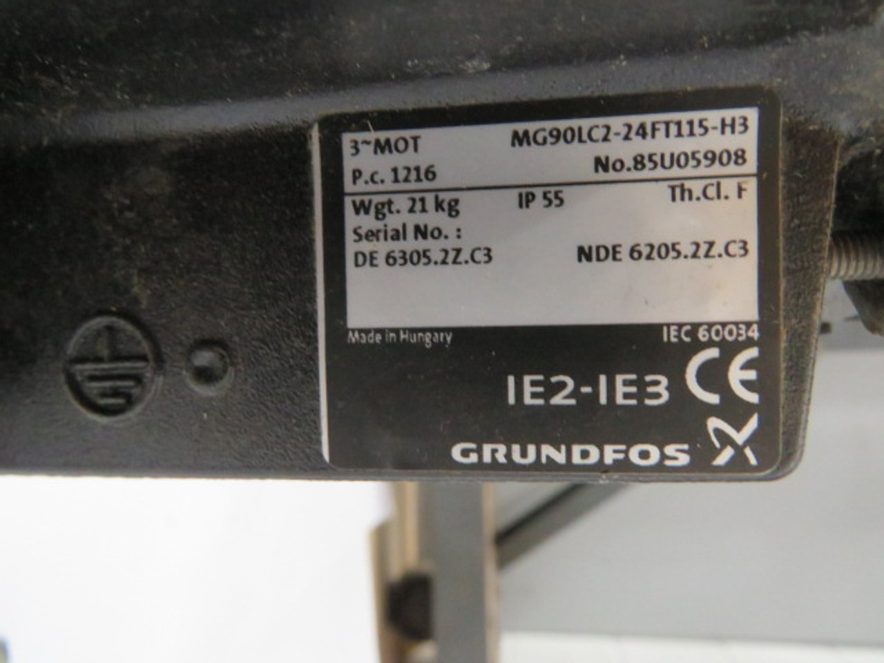 Grundfos CRN5-15 A-FGJ-G-E-HQQE C/W Motor 2.2kW 2890-2910RPM USED