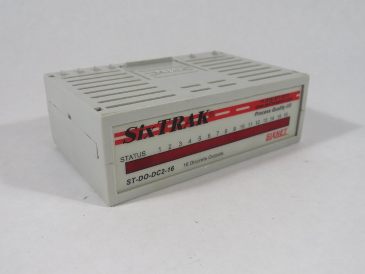 Sixnet ST-DO-DC2-16M Discrete Output Module W/O Base 16-Output 32VDC@.5A USED