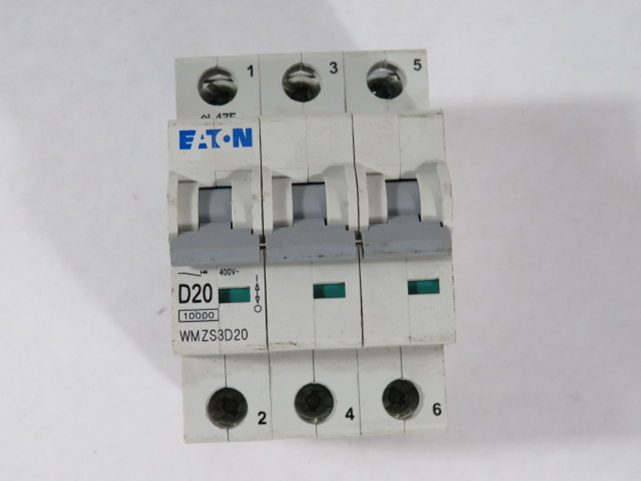 Eaton WMZS3D20 Circuit Breaker 20A 400V 3-Pole USED