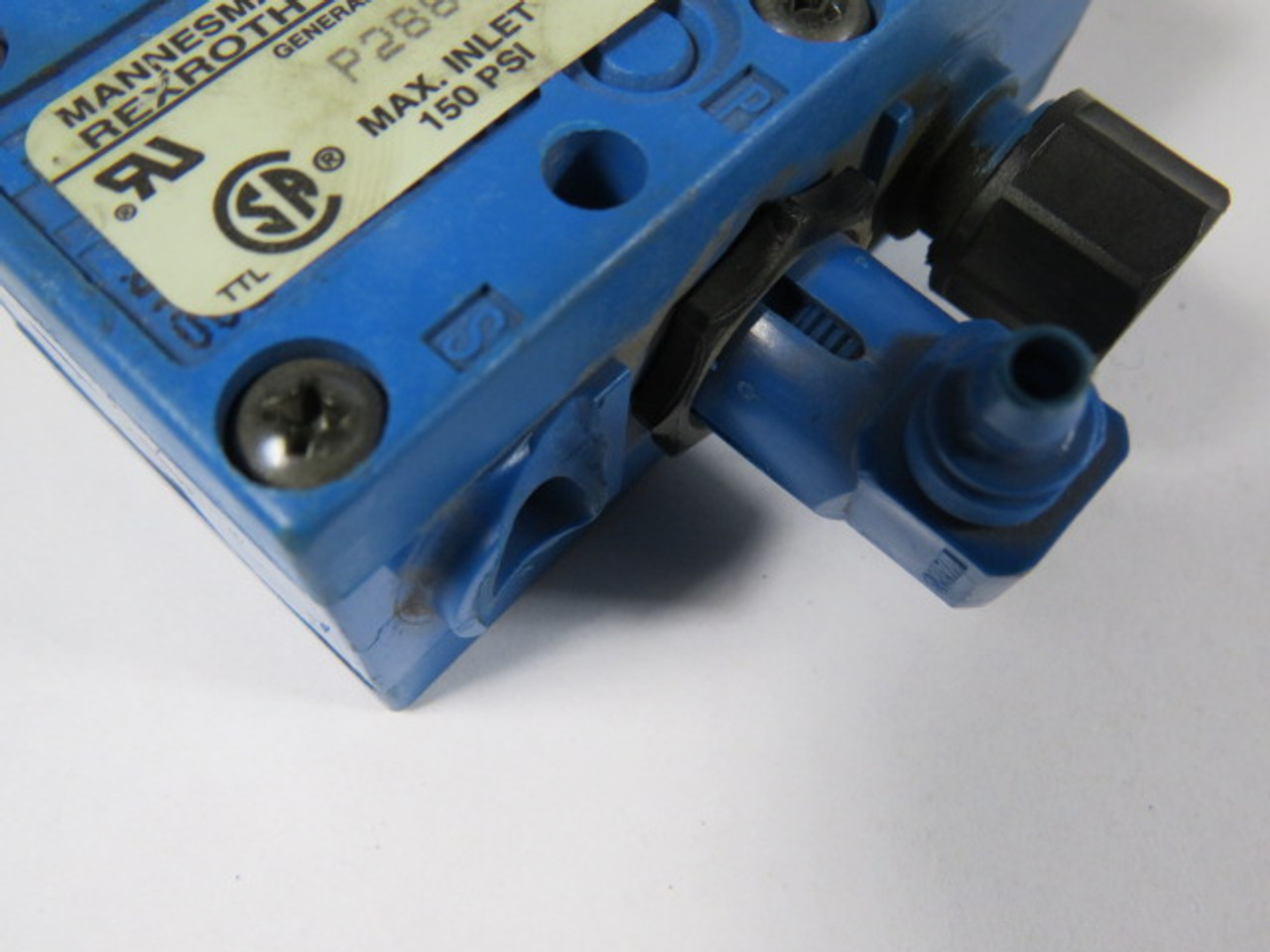 Rexroth P288521 Solenoid Poppet Valve 150PSI  (BROKEN / NO SOLENOID) ! AS IS !