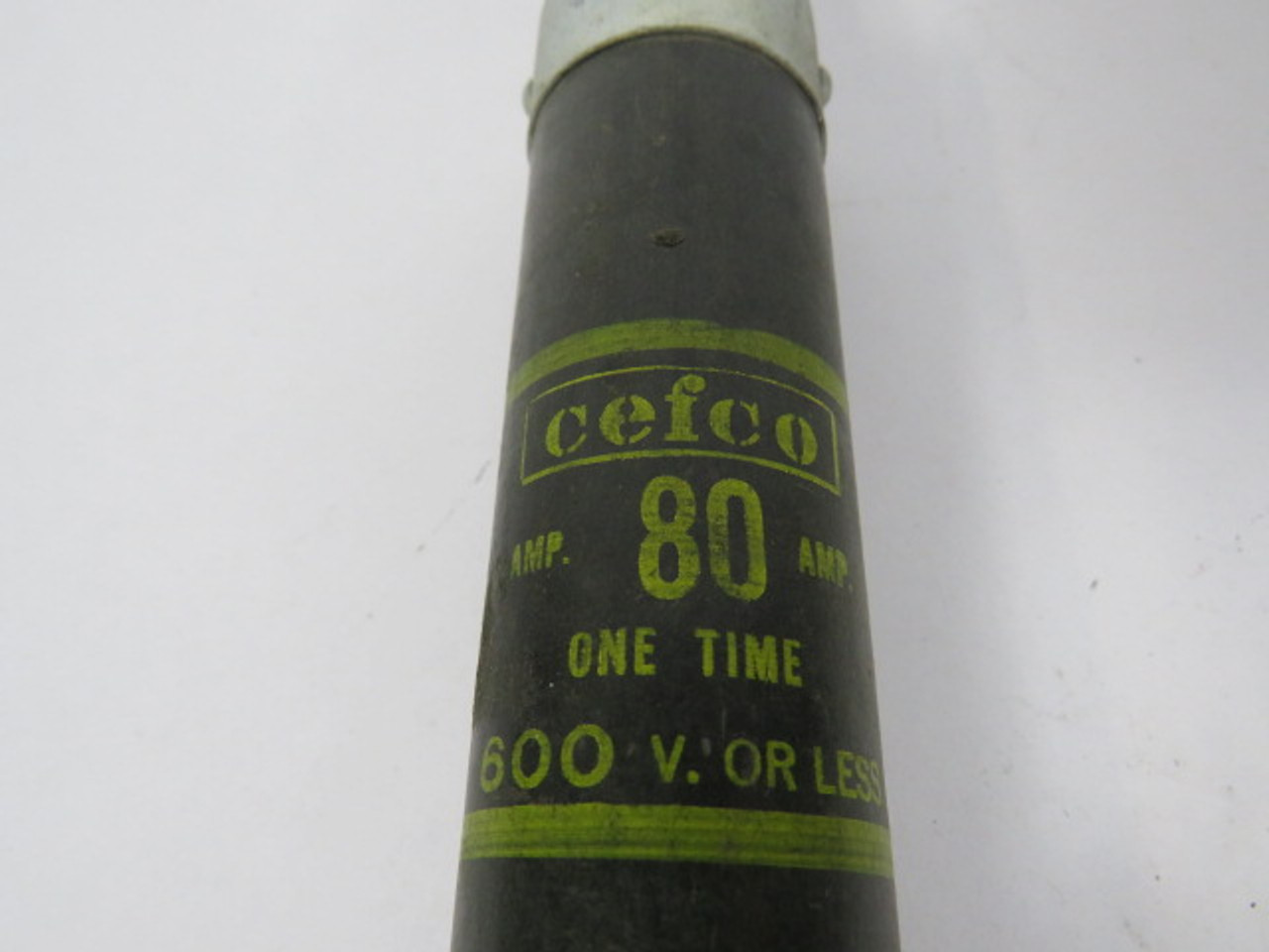 Cefco 80-600 One Time Fuse 80A 600V USED