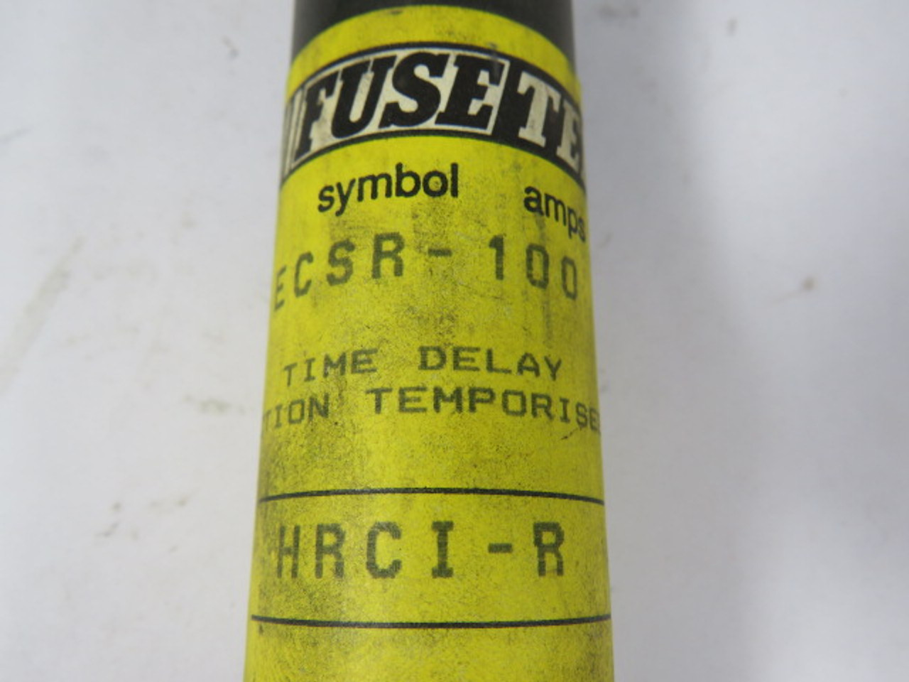 Fusetek ECSR-100 Time Delay Fuse 100A 600VAC USED