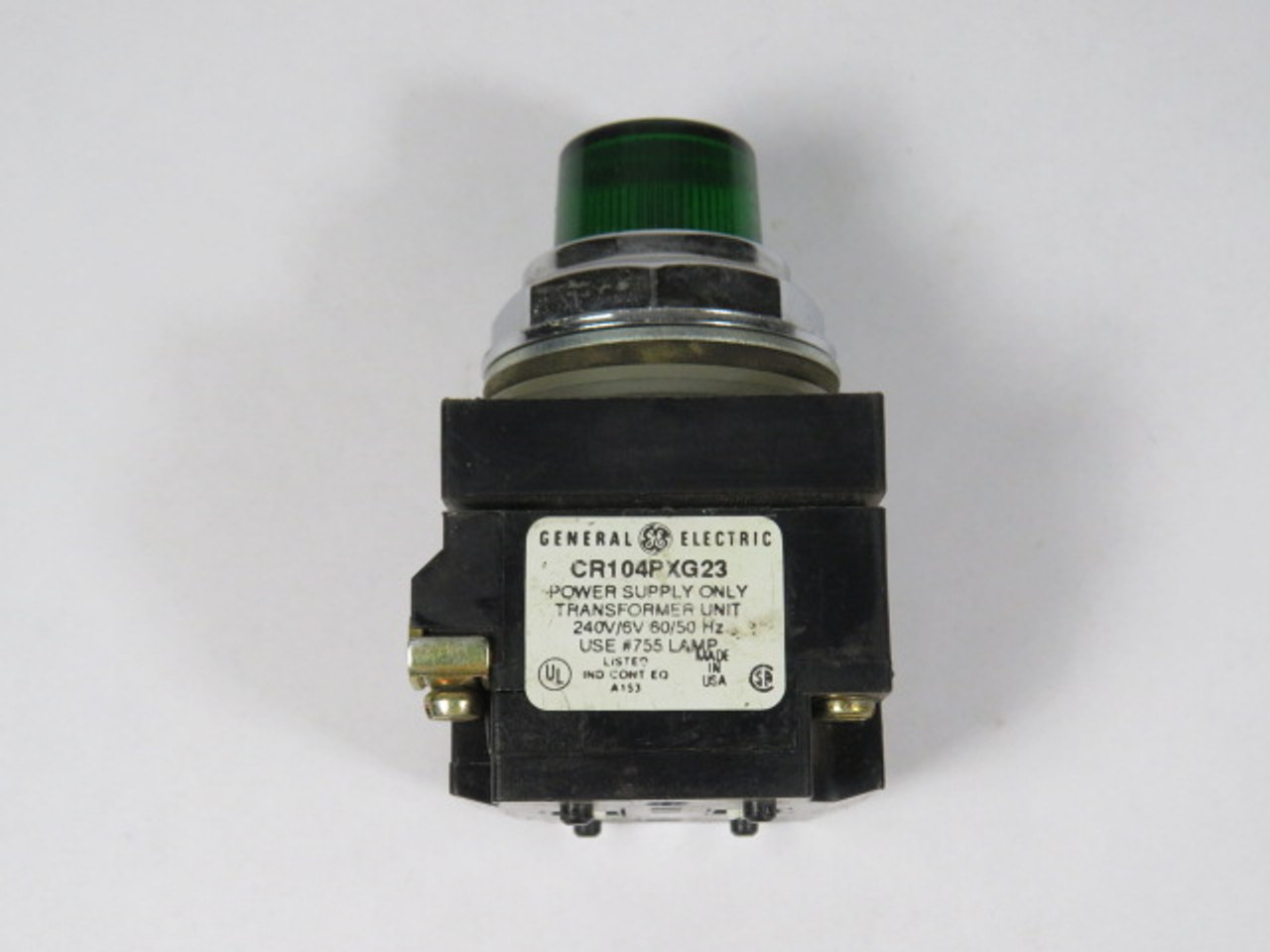 General Electric CR104PBT11G1S3 Green Push Button 240V/6V 60/50HZ USED