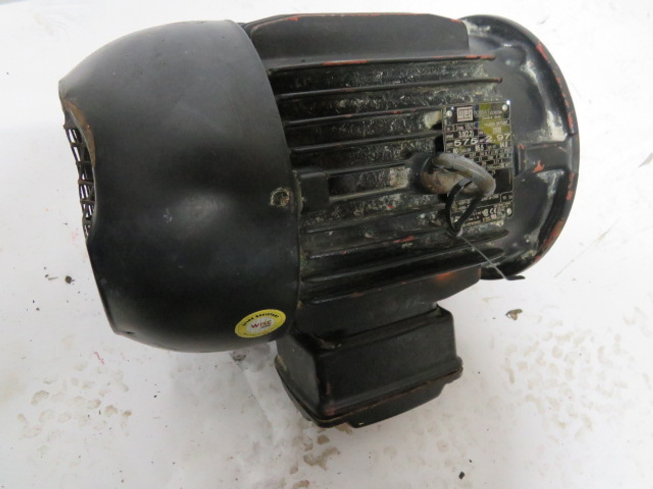 WEG W21CC029A 3HP 3500RPM 575V 182TC TEFC 3Ph 2.97A 60Hz USED