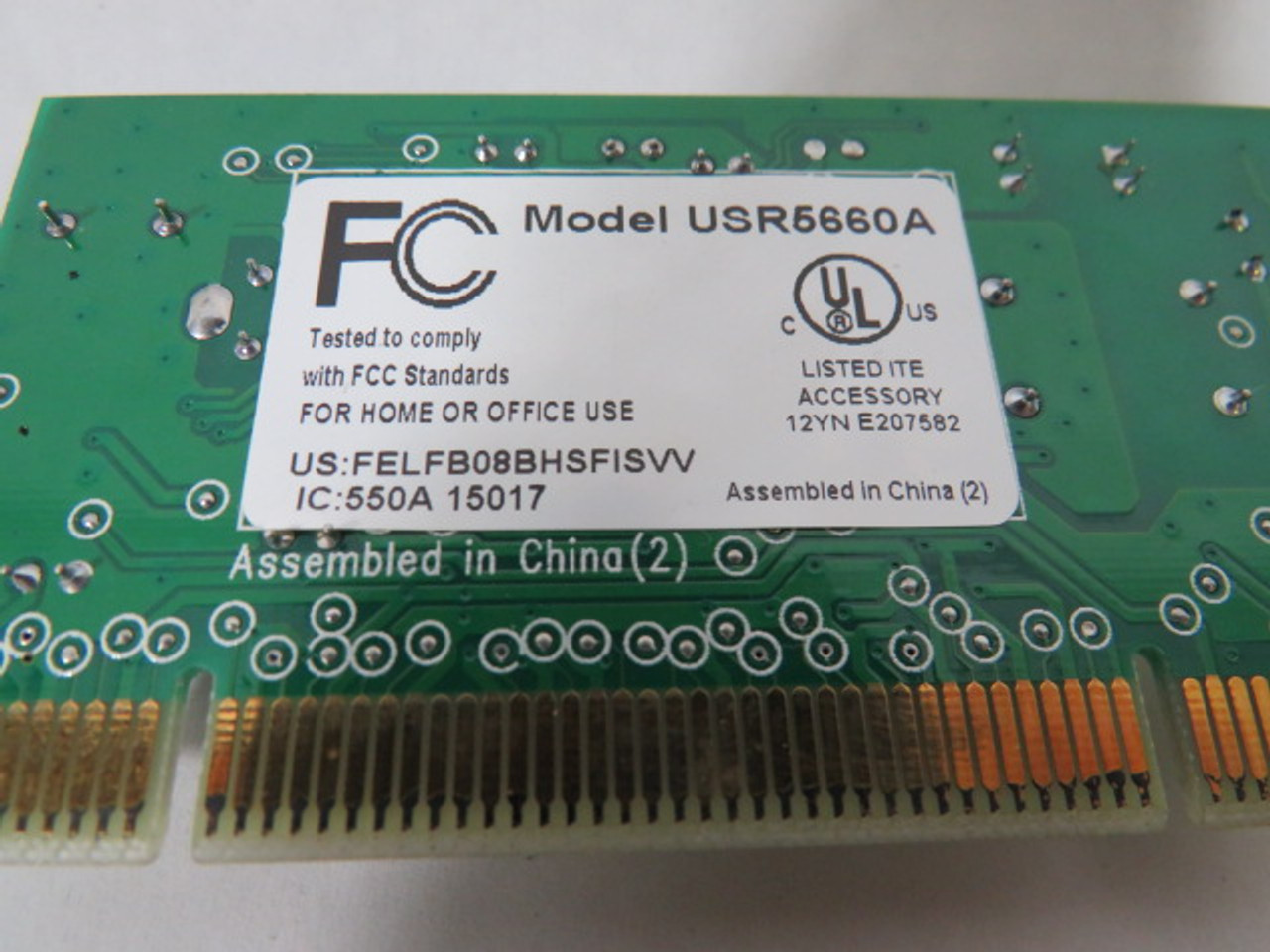 US Robotics USR5660A Internal Dial-up Fax Modem USED