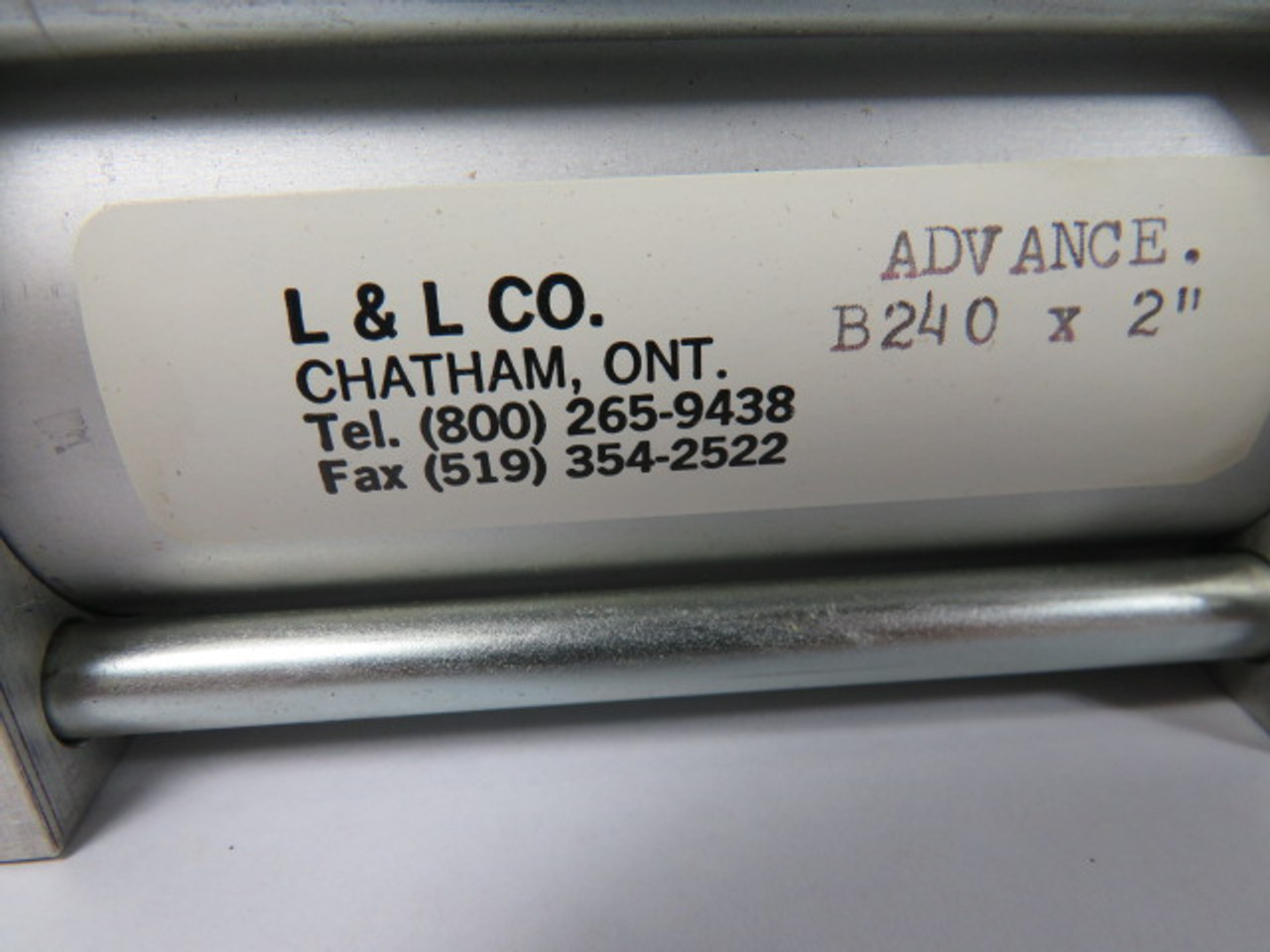 L&L B240X2" Pneumatic Cylinder 1/2" Bore 2" Stroke ! NEW !